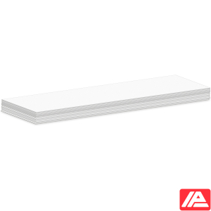 Ένθετα χαρτονιού — CARDBOARD CARD FOR SML POUCH WHT 50X128