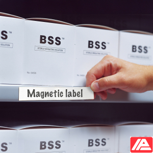 Κενή γραφή-σε Μαγνητικό Ετικέτες — B-859 3.85 X 216 WIT