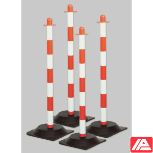 Δημοσίευση & Καουτσούκ βάση (1,6 κγ) — POST & RUBBER BASE RED/WHT PK 4