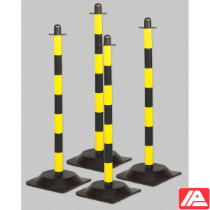 Δημοσίευση & Καουτσούκ βάση (1,6 κγ) — POST & RUBBER BASE YELL/BLK PK 4