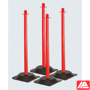 Δημοσίευση & Καουτσούκ βάση (1,6 κγ) — POST & RUBBER BASE RED PK 4