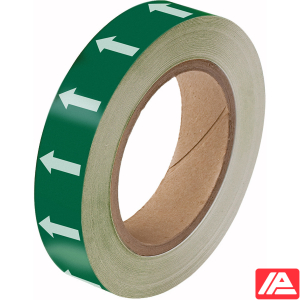 Κατευθυντικό βέλος Ταινία — ARROWTAPE:WHITE/GREEN25MMX33M