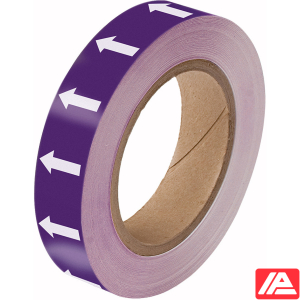 Κατευθυντικό βέλος Ταινία — ARROWTAPE:WHITE/PURPLE25MMx33M