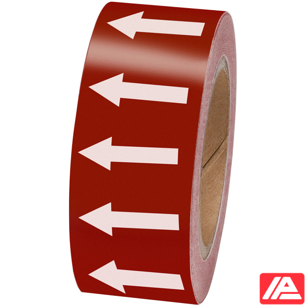 Κατευθυντικό βέλος Ταινία — ARROWTAPE:WHITE/RED50MMX33M