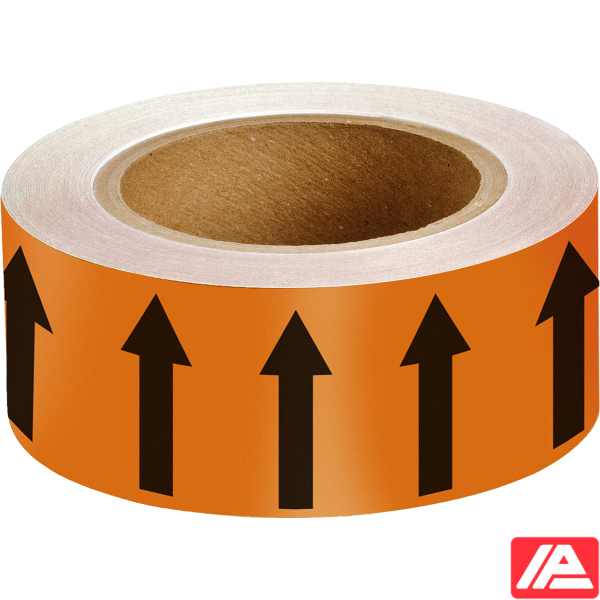 Κατευθυντικό βέλος Ταινία — ARROWTAPE:BLACK/ORANGE50MMX33M