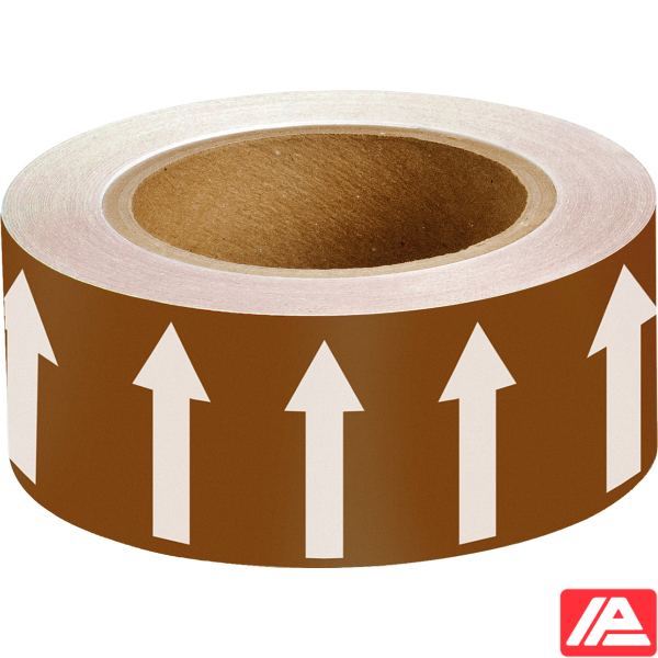 Κατευθυντικό βέλος Ταινία — ARROWTAPE:WHITE/BROWN50MMx33M