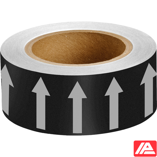 Κατευθυντικό βέλος Ταινία — ARROWTAPE:BK/WHITEARROW-50MMX33M