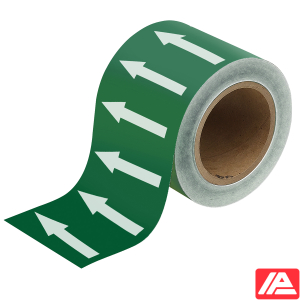 Κατευθυντικό βέλος Ταινία — ARROWTAPE:WHITE/GREEN100MMX33M