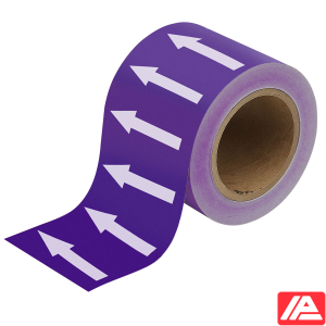 Κατευθυντικό βέλος Ταινία — ARROWTAPE:WHITE/PURPLE100MMx33M