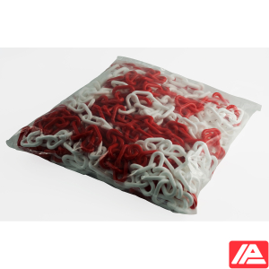 Brady Αλυσίδα προειδοποίησης — BRADYLINK WARNING CHAIN RED/WH 25Mx8MM