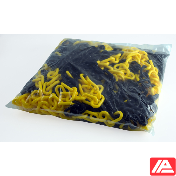 Brady Αλυσίδα προειδοποίησης — BRADYLINK WARNING CHAIN BLK/YE 25Mx8MM