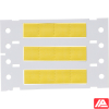 Δείκτες καλωδίων Brady 2LSZH-250-2-YL-S-4 σε φορέα