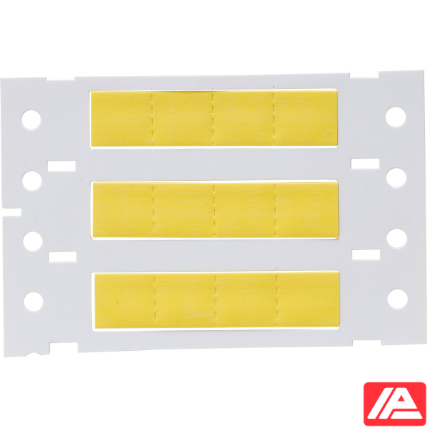 Δείκτες καλωδίων Brady 2LSZH-250-2-YL-S-4 σε φορέα