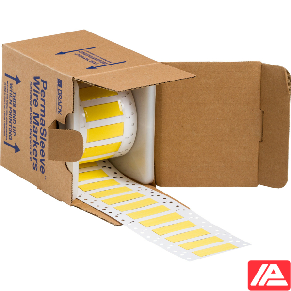 Συσκευασία κίτρινων δεικτών καλωδίων Brady
