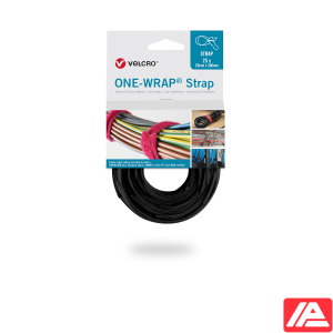 Συσκευασία μαύρων ιμάντων VELCRO ONE-WRAP