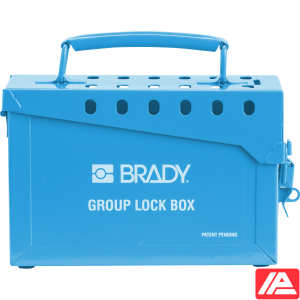 Φορητό Μέταλλο Κουτί κλειδώματος ομάδας — METAL LOCK BOX, 13 LOCK, BLUE