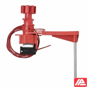 Μεγάλο Universal Valve Lockout w/ θήκη Καλώδιο & Αποκλεισμός βραχίονα — LARGE UNIV VALVE LOCKOUT W/ARM & 8' CABL
