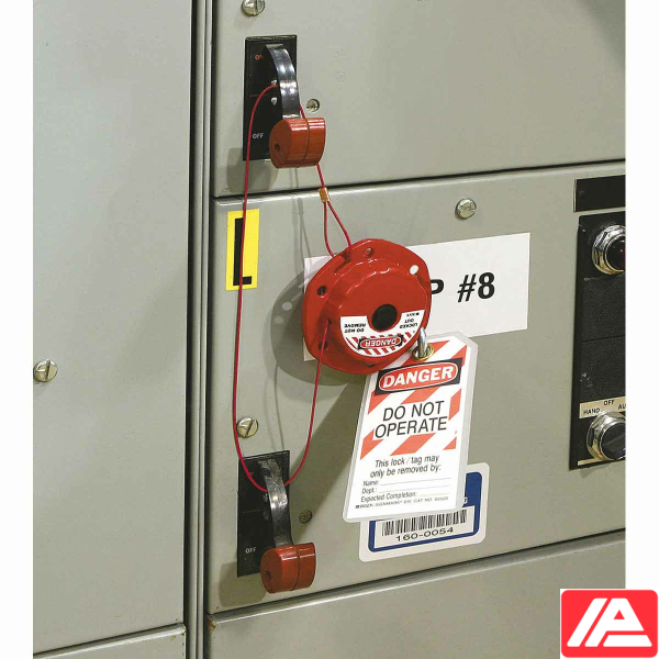 Mini Cable Lockout - MINI CABLE LOCKOUT WITH STEEL CABLE 2.4M - Image 2