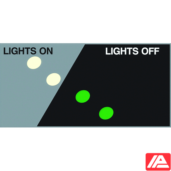 BradyGlo Warning Arrows - B324 AISLE MARKING ARROW 3" GLOW 100/ROL - Image 3