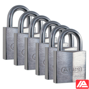 Ορείχαλκος Λουκέτα — BRASS PADLOCK 49 MM SS SHACKLE 6 PK