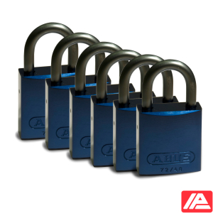 Αλουμίνιο Λουκέτα - Αλουμίνιο Σάκλες — Full Alu Padlocks 25mm Sha KD Blue/6