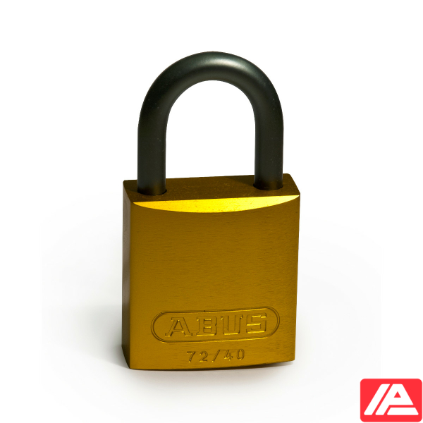 Aluminium Lockout Padlocks - Full Alu Padlocks 25mm Sha KD Yellow/6 - Image 4