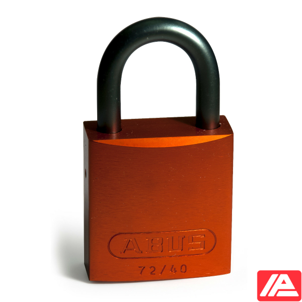 Aluminium Lockout Padlocks - Full Alu Padlocks 25mm Sha KD Orange/6 - Image 4