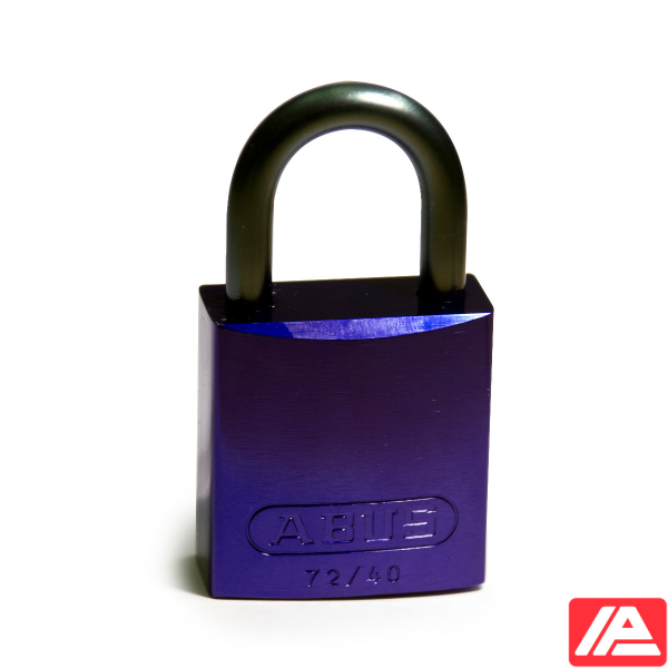 Aluminium Lockout Padlocks - Full Alu Padlocks 25mm Sha KD Purple/6 - Image 4