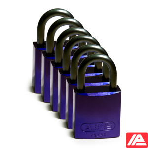Αλουμίνιο Λουκέτα - Αλουμίνιο Σάκλες — Full Alu Padlocks 25mm Sha KD Purple/6