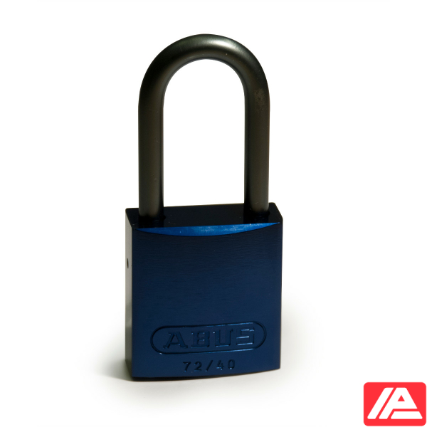Aluminium Lockout Padlocks - Full Alu Padlocks 40mm Sha KD Blue/6 - Image 4