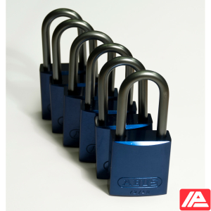 Αλουμίνιο Λουκέτα - Αλουμίνιο Σάκλες — Full Alu Padlocks 40mm Sha KD Blue/6