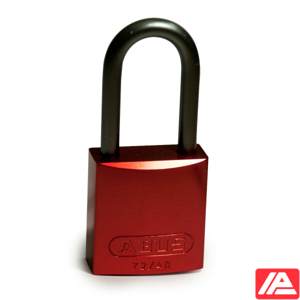 Aluminium Lockout Padlocks - Full Alu Padlocks 40mm Sha KD Red/6 - Image 4
