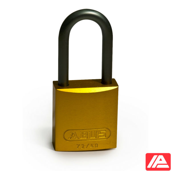 Aluminium Lockout Padlocks - Full Alu Padlocks 40mm Sha KD Yellow/6 - Image 4