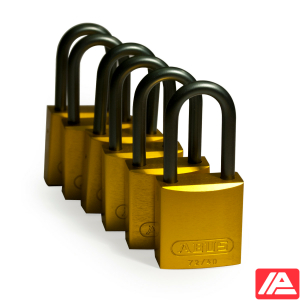 Αλουμίνιο Λουκέτα - Αλουμίνιο Σάκλες — Full Alu Padlocks 40mm Sha KD Yellow/6