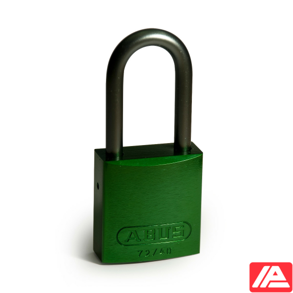 Aluminium Lockout Padlocks - Full Alu Padlocks 40mm Sha KD Green/6 - Image 4