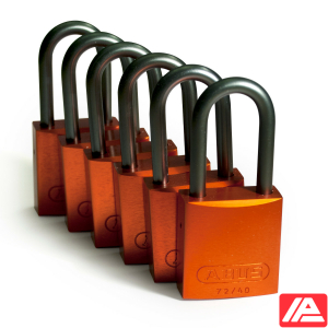 Αλουμίνιο Λουκέτα - Αλουμίνιο Σάκλες — Full Alu Padlocks 40mm Sha KD Orange/6