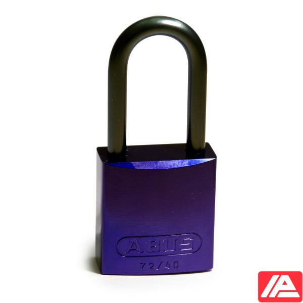 Aluminium Lockout Padlocks - Full Alu Padlocks 40mm Sha KD Purple/6 - Image 4