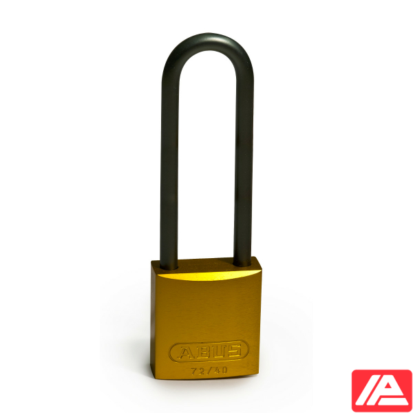 Aluminium Lockout Padlocks - Full Alu Padlocks 75mm Sha KD Yellow/6 - Image 4