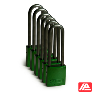Αλουμίνιο Λουκέτα - Αλουμίνιο Σάκλες — Full Alu Padlocks 75mm Sha KD Green/6