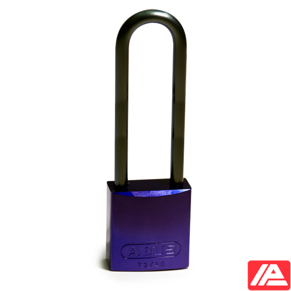 Aluminium Lockout Padlocks - Full Alu Padlocks 75mm Sha KD Purple/6 - Image 4