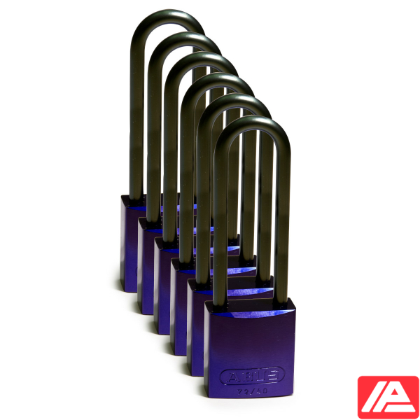 Αλουμίνιο Λουκέτα - Αλουμίνιο Σάκλες — Full Alu Padlocks 75mm Sha KD Purple/6