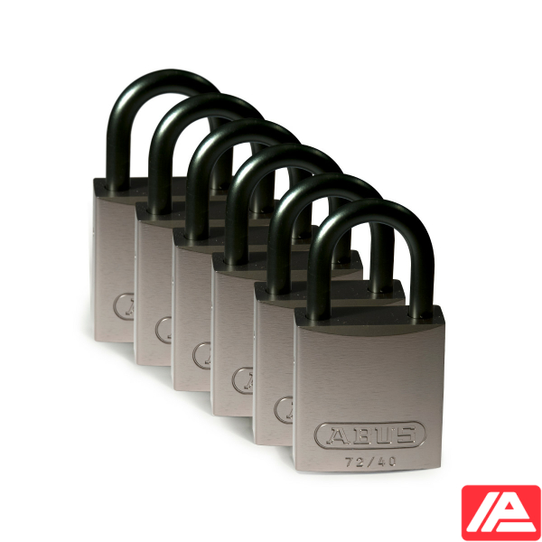 Αλουμίνιο Λουκέτα - Αλουμίνιο δέσιμο — Full Alu Padlocks 25mm Sha KD Grey/6