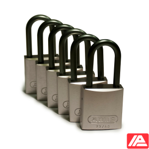 Αλουμίνιο Λουκέτα - Αλουμίνιο δέσιμο — Full Alu Padlocks 40mm Sha KD Grey/6