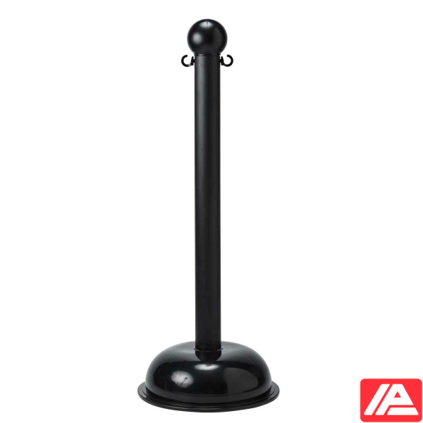Bradylink Προειδοποιητικά μηνύματα — BRADYLINK WARNING POST SOLID BLACK -1 EA