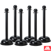 Bradylink Προειδοποιητικά μηνύματα — BRADYLINK WARNING POST SOLID BLACK -PAC