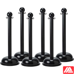Bradylink Προειδοποιητικά μηνύματα — BRADYLINK WARNING POST SOLID BLACK -PAC