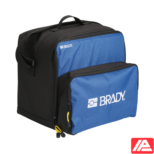 Μαύρη και μπλε τσάντα μεταφοράς εκτυπωτή Brady A6200