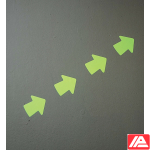 Φωτοφωταυγές βέλη — B324 AISLE MARKING ARROW 3" GLOW 100/ROL