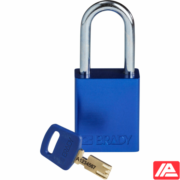 Ασφαλές κλειδί Λουκέτα - Αλουμίνιο — ALU-BLU-38ST-KD
