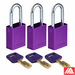 Ασφαλές κλειδί Λουκέτα - Αλουμίνιο — ALU-PRP-38ST-KA3PK